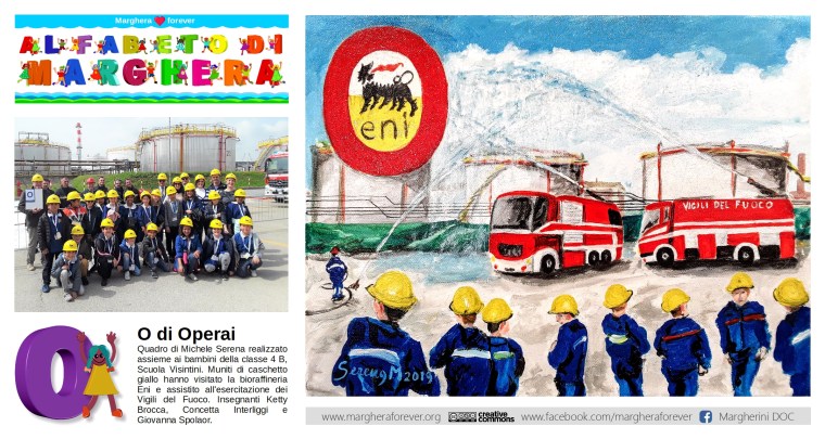 O di Operai di Michele Serena - ALFABETO DI MARGHERA per lo Sviluppo Sostenibile - Comitato Marghera forever - Istituto Comprensivo Grimani.jpg
